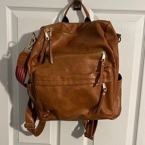 Vegan leather backpack - used